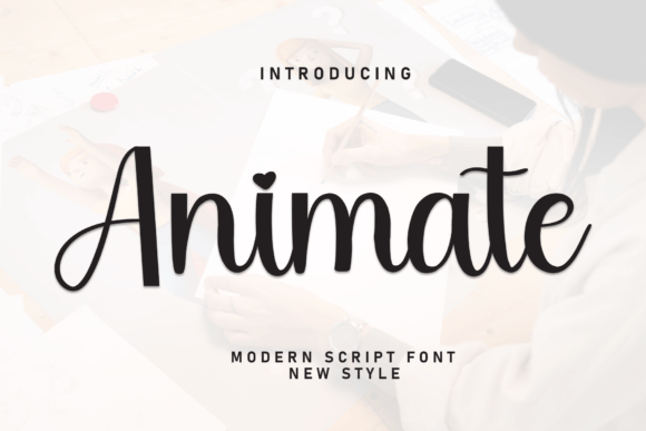 Animate Script Handwritten Font for Web Design