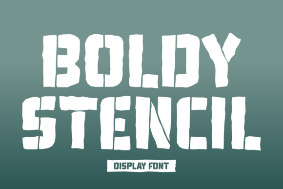 Boldy Stencil Typeface Review: A Bold Display Font for Impactful Branding