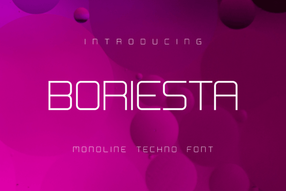 Boriesta: The Sleek Sans Serif Font for Tech and Product Branding