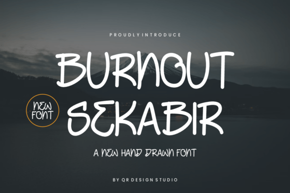 Burnout Sekabir: The Handwritten Font for Authentic Brand Visuals