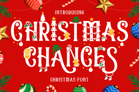 Christmas Chances: A Sophisticated Christmas Font for Festive Branding