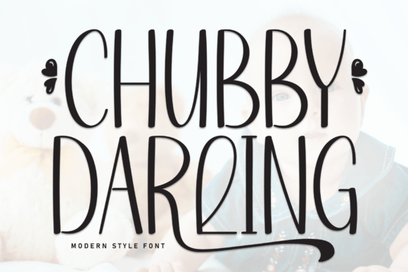Chubby Darling: A Sweet Handwritten Display Font for Editorial Design