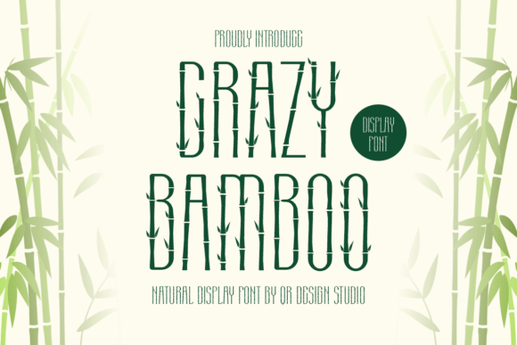 Crazy Bamboo Display Font for Bold Campaign Graphics