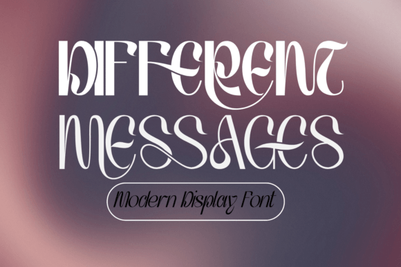 Different Messages: A Psychedelic Display Font for Bold Web Design