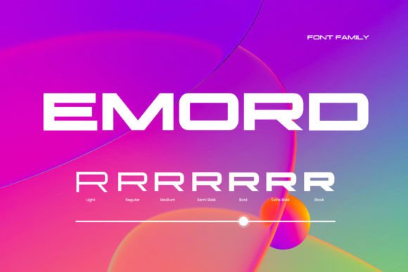 Emord Display Typeface for Modern Brand Identity