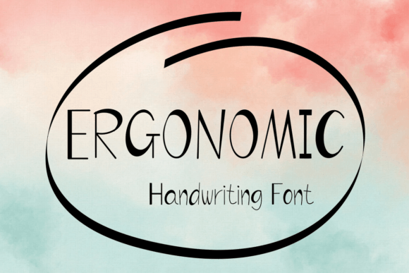 Ergonomic: A Sweet Handwritten Font for Brand Identity