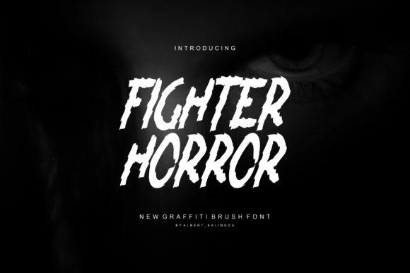Fighter Horror Typeface Review for Esports and Bold Branding