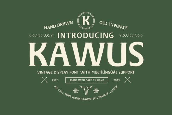 Kawus Typeface Review: Vintage Serif for Editorial Design