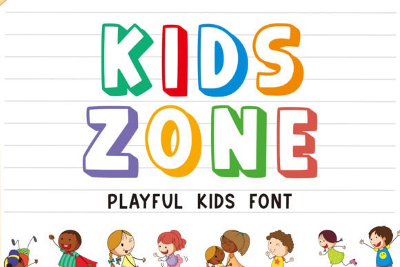Kidszone Display Font Review for Playful Branding