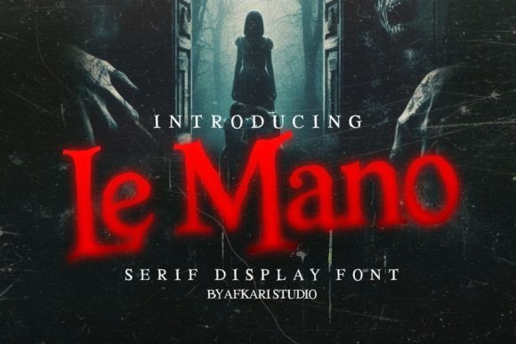 Le Mano: A Captivating Serif Display Font for Elegant Branding