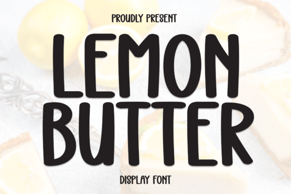 Lemon Butter Display Font for Handmade Branding
