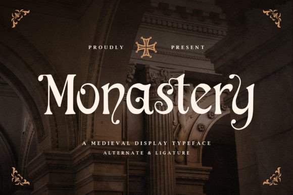 Monastery Typeface Review: Medieval Display Fonts for Campaign Design