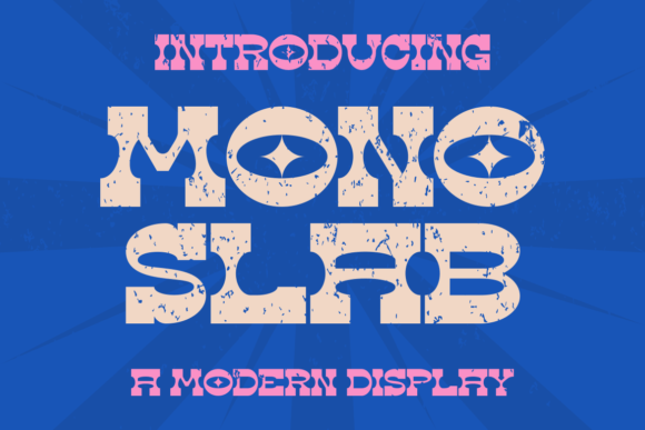 Mono Slab: A Bold Display Font for Modern Digital Branding