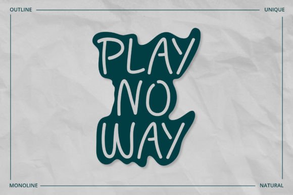 Playnoway: The Modern Script Handwritten Font for Bold Crafts