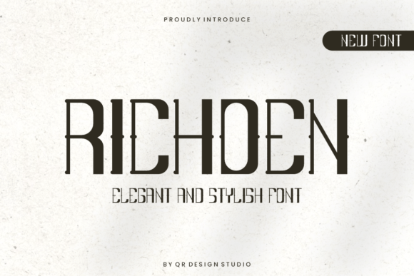 Richoen: The Quirky Display Font for Standout Campaigns