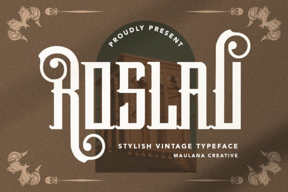 Roslav: A Vintage Serif for Bold Brand Identity