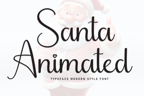 Santa Animate: A Sweet Handwritten Display Font for Digital Branding