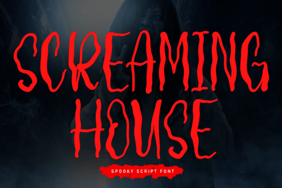 Screaming House: The Spooky Script Handwritten Font for Crafters