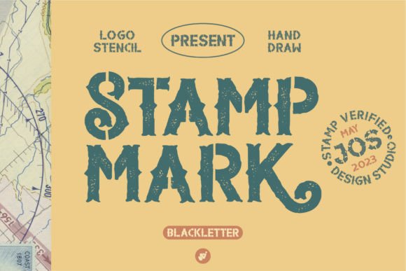 Stamp Mark Typeface: A Vintage Display Font for High-Impact Campaigns