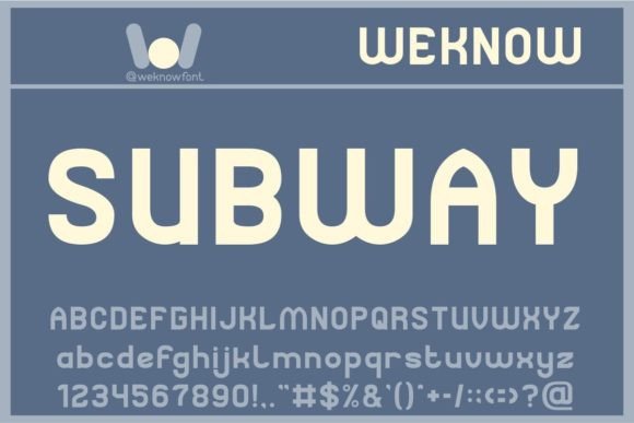 Subway: A Modern Sans Serif Display Font for Editorial Design