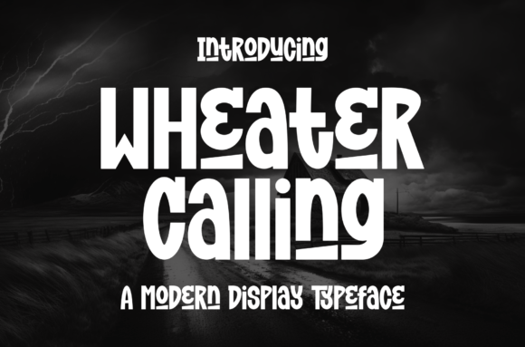 Wheater Calling Typeface for Bold Brand Identity