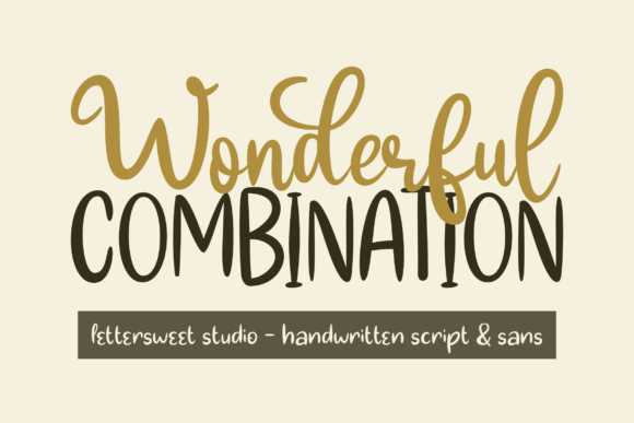 Wonderful Combination: The Perfect Duo Script and Display Font for Handmade Brands